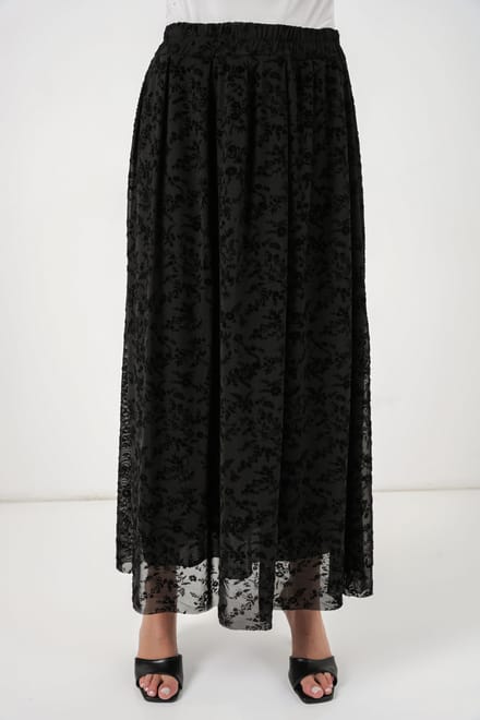 Hoge Taille Bloemen Maxi Rok