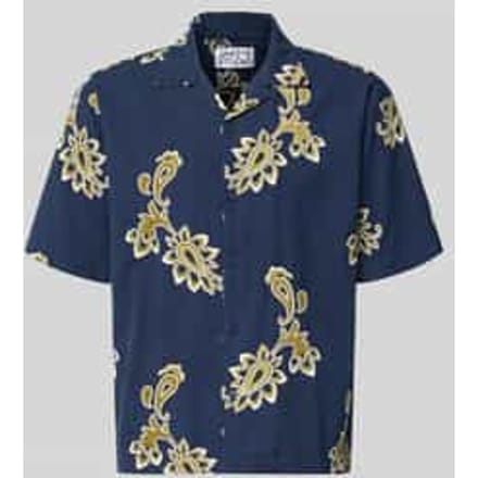 regular fit vrijetijdsoverhemd met stitchings en reverskraag