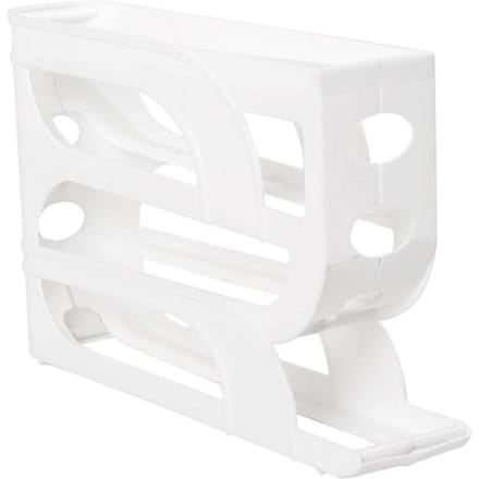 3 Laags / 4 Laags Automatische Eierroller Nieuw Huishouden Keuken Speciale Eierroller Rek Ruimtebesparend Grote Capaciteit Eierorganizer white