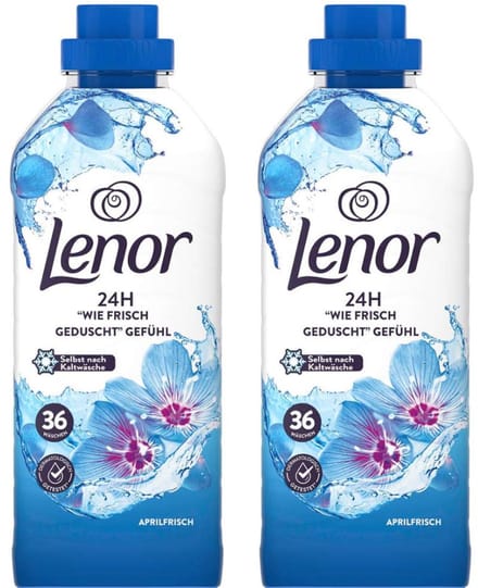 Lenor Aprilfris - Wasverzachter - Multipack - 1512ml (2x756ml) - 72 Wasbeurten (2x36)