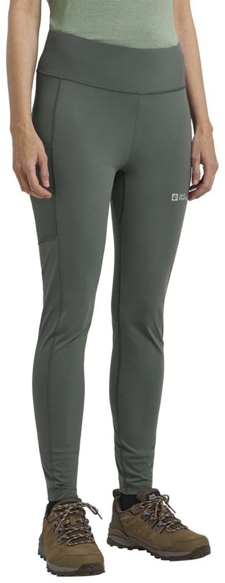 Jack Wolfskin Klintal Leggings Groen S Vrouw