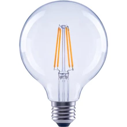 Sencys Ledfilamentlamp Globe - 9,5cm - Warm Wit - E27 - 3,4w