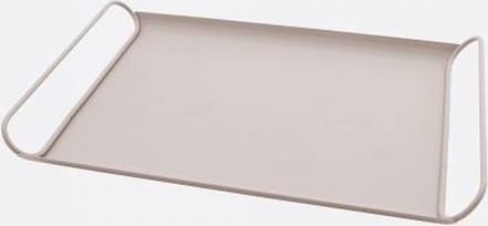 Point-Virgule dienblad uit metaal poederroze mat 37.5x25.5x3.7cm
