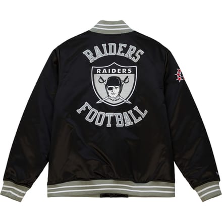 Mitchell And Ness NFL O.r Satin Jas Zwart