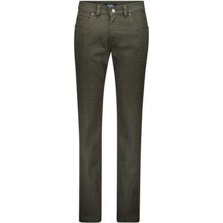 Gardeur Broek Bill-3 Cotton Blend Subtle Check Khaki / male