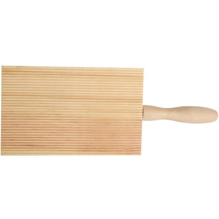 Panneau à frotter en bois Outils à gnocchis Planche à pâtes Moule forme rayure de cuisson Planche spirale beige
