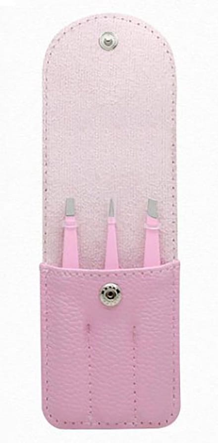 Epileer set - Epileer set  3 stuks - Pincet set - Roze