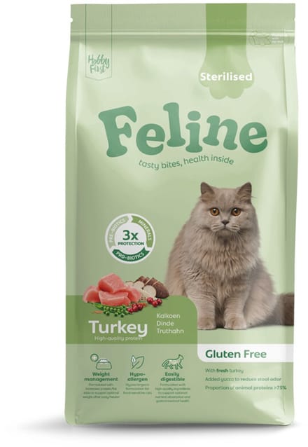 Hobbyfirst Feline Sensitive Sterilised - Kattenbrokken - 1.5 kg