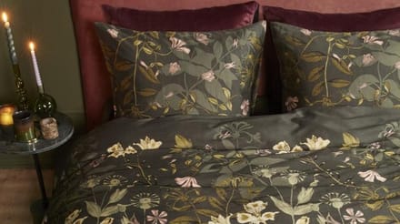 Beddinghouse Serpentine dekbedovertrek - Tweepersoons - 200x200/220 cm - Groen
