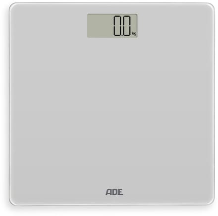 Digitale Personenweegschaal Amina Grijs 30x30cm - Incl. 2x Aaa - Lcd Display