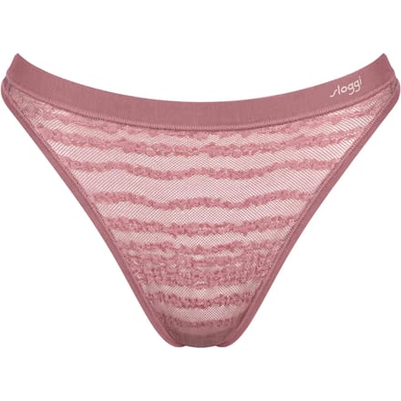 Sloggi FREE Evolve String Lace Dames Onderbroek - BRUIN