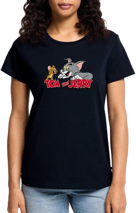 Tom En Jerry Vang Me Maar Premium T Shirt Dames