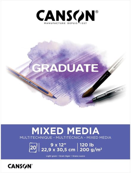 Canson - papierblok Graduate Series Mixed Media Pad - C525008001