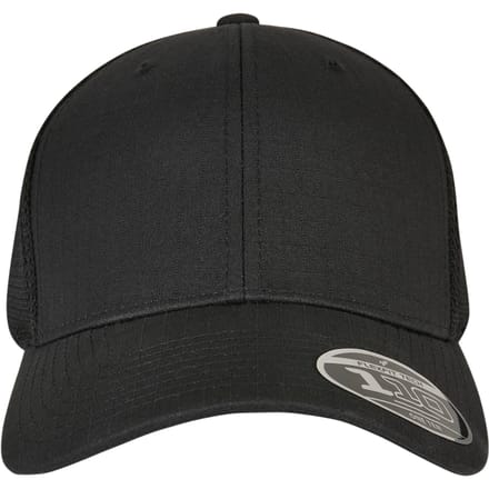Flexfit Ripstop Mesh Honkbalpet (Zwart)