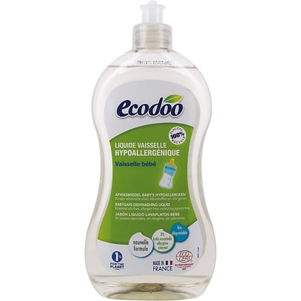 Ecodoo Afwasmiddel vloeibaar hypoallergeen baby-safe bio 500 Milliliter