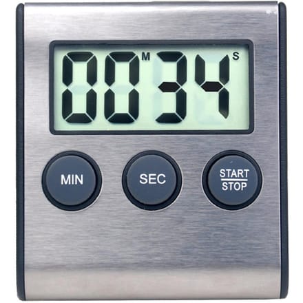 Digitale Mini Keukentimer Wekker Digitale Kooktimer Draagbare Magnetische Afteltimer voor gray
