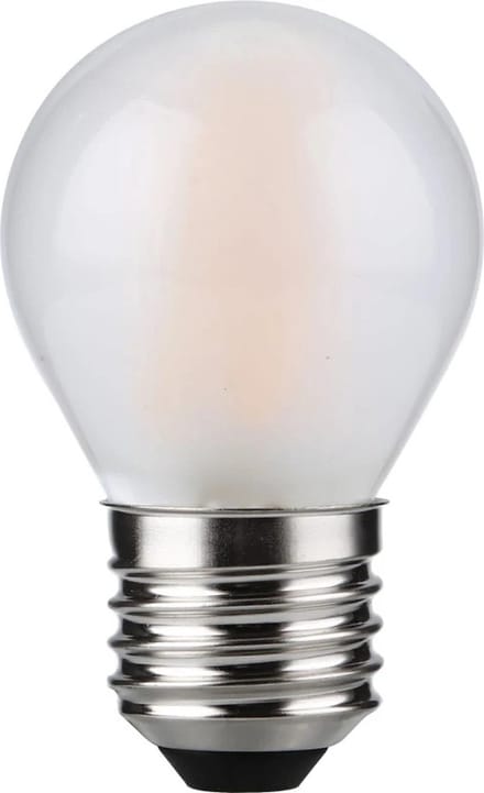 SPL E27 LED Lamp 4W Dimbaar - CRI 93 - Extra Warm Wit - LED Filament G45 - Melkglas - Vervangt 30W - Per Stuk