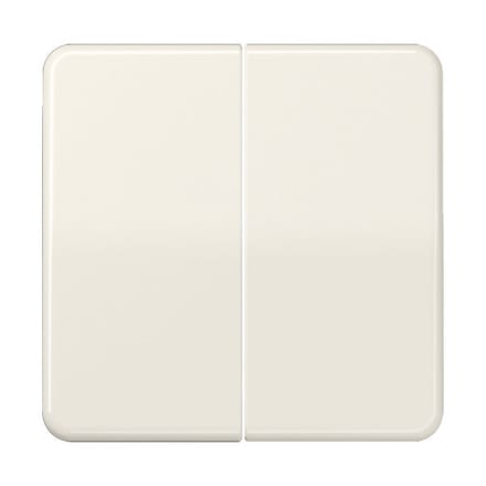 Jung CD595 Serieschakelaar, Serietoets Afdekking 2-voudig Crème-wit