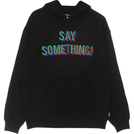 Zeg iets hoodie Herenhoodie