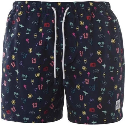 Hot Tuna Printed Zwemshort - Zwemshort - Heren - Maat L - Navy Scatter print
