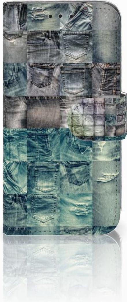 Wallet Case met Pasjes Samsung Galaxy S10e Spijkerbroeken