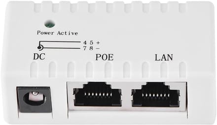 POE Splitter Adapter - Power Over Ethernet Injector - Stabiele AP Connectiviteit - 10M/100Mbps Snelheid
