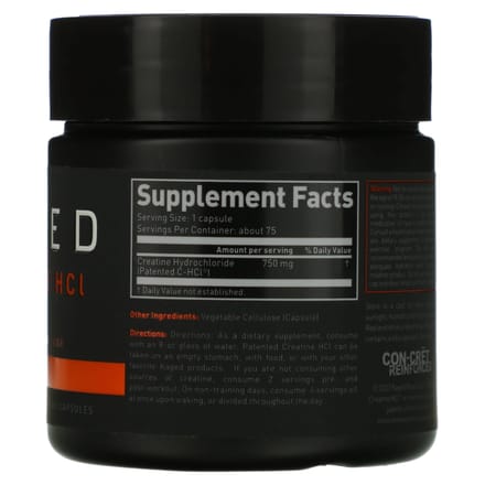 Kaged, Creatine, 750mg, 75 Veggie Capsules