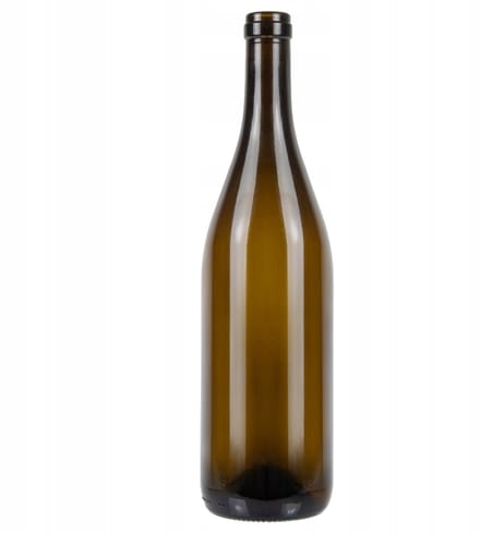 Bimberek - Wijnfles - 750ml - Bruin Glas - Met Kurk