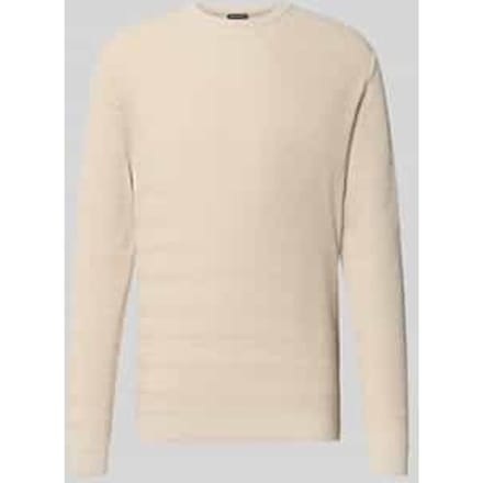 Regular fit Gebreide pullover met ronde hals