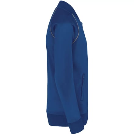 PROACT® Kindertrainingsjas met rits en biesje PA385 - Dark Royal Blue - 4/6 years (4/6 ans)