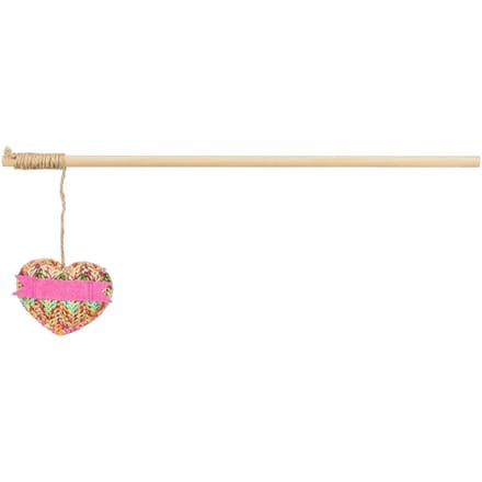 Kattenspeeltje Trixie Roze Polyester Hout Hart