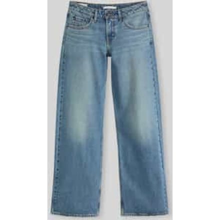 straight fit jeans van puur katoen