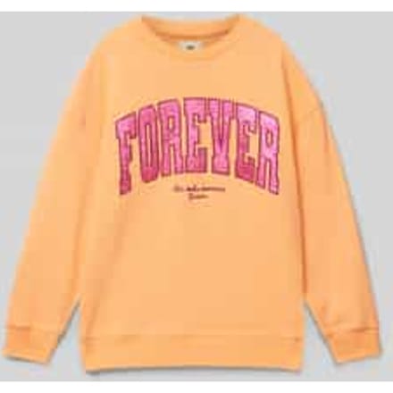 Oversized sweatshirt met labelprint