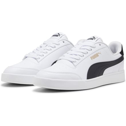 PUMA Puma Shuffle Unisex Sneakers - Puma White-Puma Black-Puma Team Gold