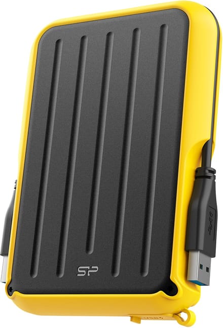 Silicon Power - Armor A66 - Portable USB 3.2 - Externe Harde Schijf - 4TB - Geel