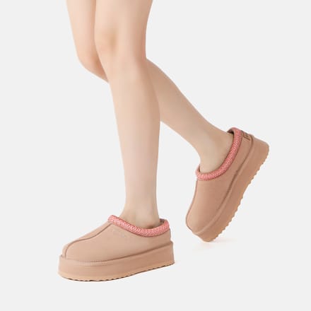 EVER AU Australië Vrouwen Wonga Leren Platform Slippers