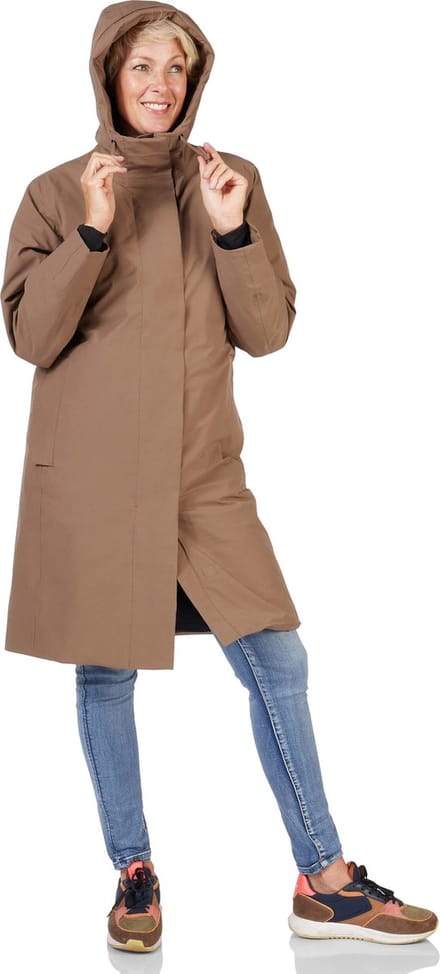Happy Rainy Days Lange Regenjas Dames Phoenix Taupe