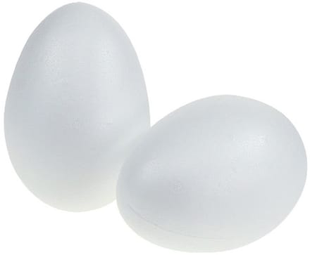 Piepschuim eieren 15cm 5st