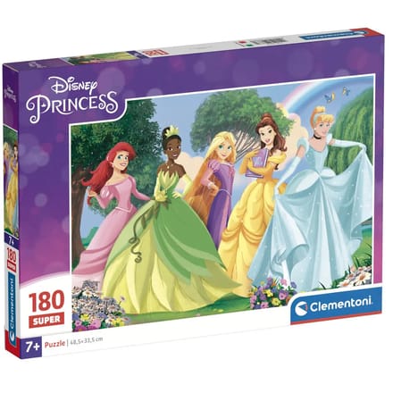 Clementoni - Puzzel - 180 Stukjes - Disney Prinses - Kinderpuzzel - Vanaf 7 Jaar