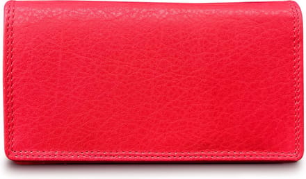 THL Design - Portemonnee Dames - Harmonica overslag model - Nappa Leer Rood