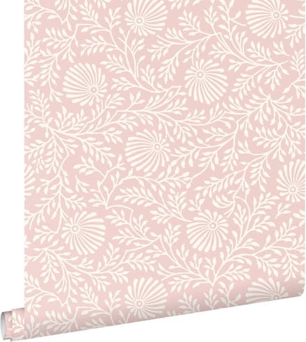 ESTAhome behang vintage bloemen roze - 50 x 900 cm - 132009