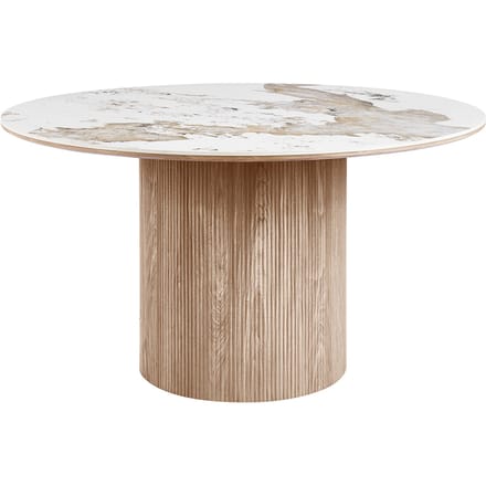 House Collection Eettafel Ø 140 cm Juni Keramiek Wit