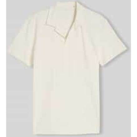 Tom Tailor - Resort poloshirt van piqué - Maat M - Gardenia White
