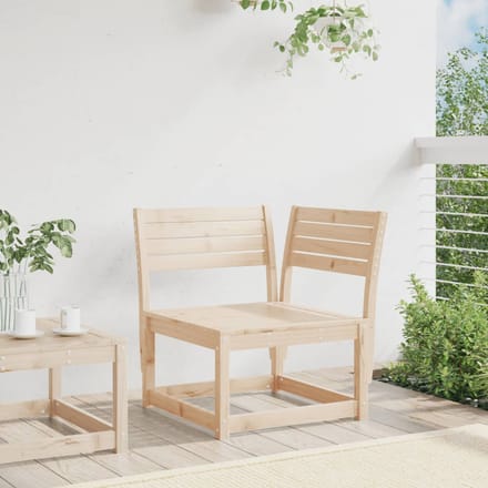 vidaXL - Tuinhoekbank - 73x73x78 - cm - massief - grenenhout