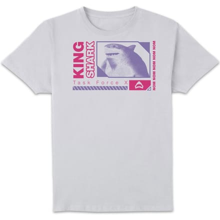 Suicide Squad King Shark Unisex T-Shirt - White - S