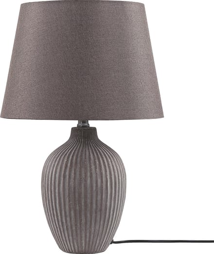FERGUS - Tafellamp - Lichtbruin - Keramiek