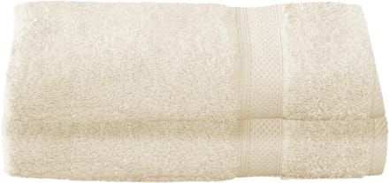De Witte Lietaer Douchelaken Stephanie - Set 2 stuks - 70 x 140 cm - Creme - Katoen