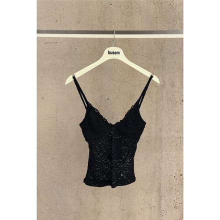 Aansluitende Geribbelde V-Hals Camisole Top