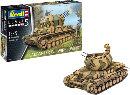 1:35 Revell 03296 Flakpanzer IV Wirbelwind Plastic Modelbouwpakket