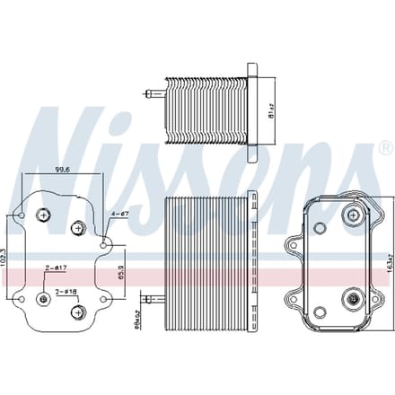 Olie radiator NISSENS 90938